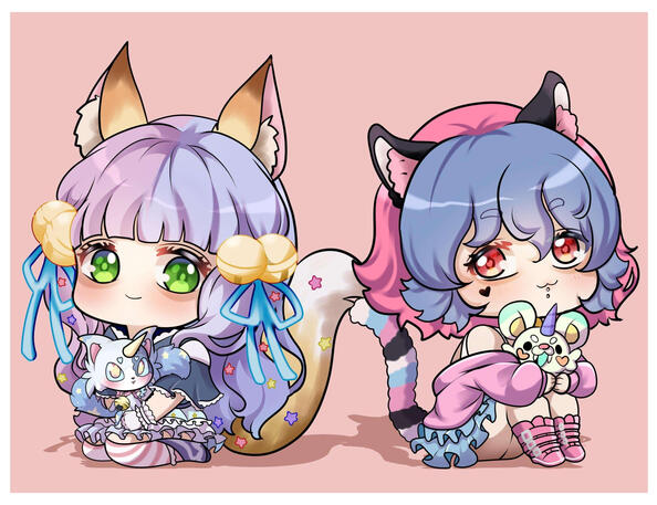 Nini And Zella by Ktonart